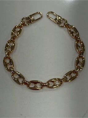 CAEP Gold Tone Chain Phone Wristlet Strap